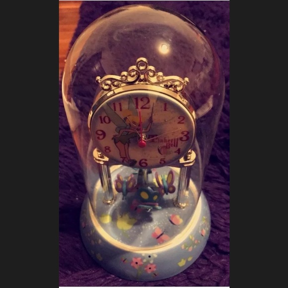 Disney 9" Collectible Tinkerbell Anniversary Clock - Picture 1 of 6